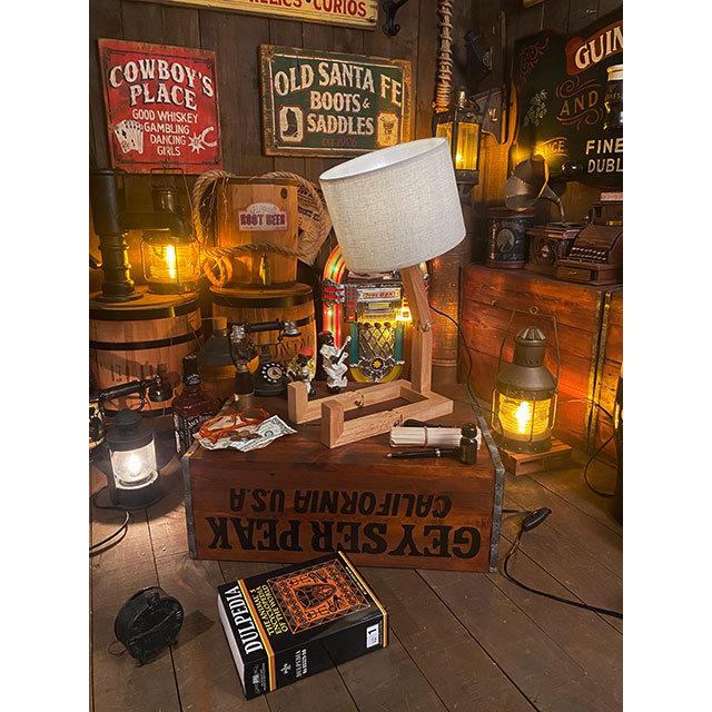 ウッドマンランプ　LED電球仕様 ■ アメリカン雑貨 アメリカ雑貨 爆買 |  | 06