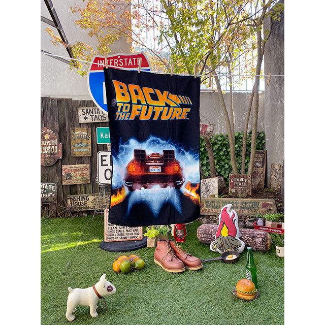 映画　バック・トゥ・ザ・フューチャー　デロリアン　ビッグフェイスタオル ■ アメリカン雑貨 アメリカ雑貨 |  | 02