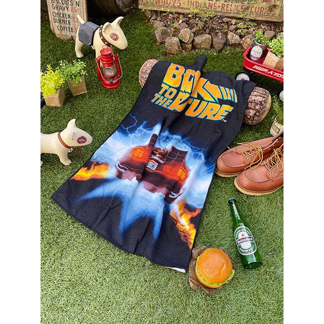 映画　バック・トゥ・ザ・フューチャー　デロリアン　ビッグフェイスタオル ■ アメリカン雑貨 アメリカ雑貨 |  | 03