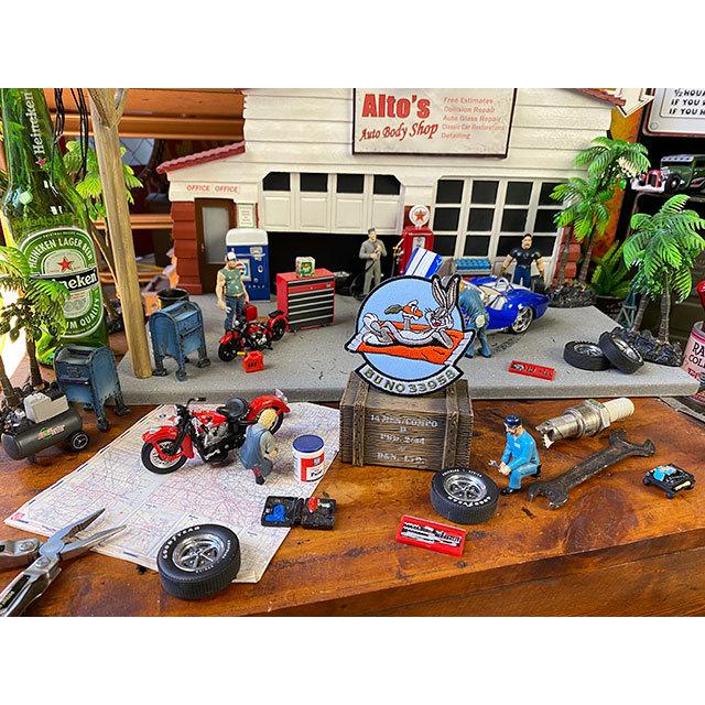 バッグスバニー　ミリタリーワッペン　（XF5Uフライングパンケーキ）　■　アメリカン雑貨　アメリカ雑貨 |  | 01