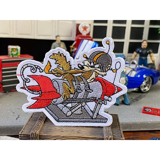 ワイリーコヨーテ　ミリタリーワッペン　（ロケットマン）　■　アメリカン雑貨　アメリカ雑貨 | 