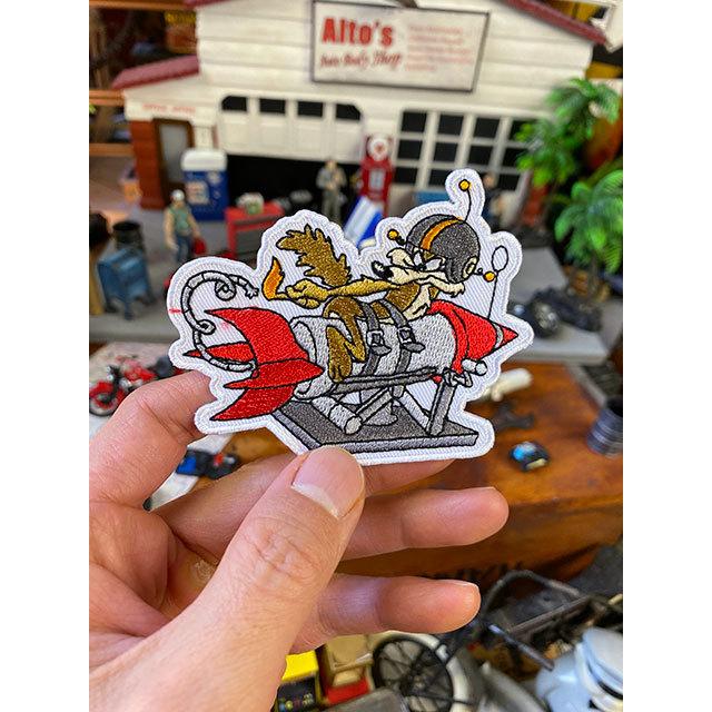 ワイリーコヨーテ　ミリタリーワッペン　（ロケットマン）　■　アメリカン雑貨　アメリカ雑貨 |  | 02