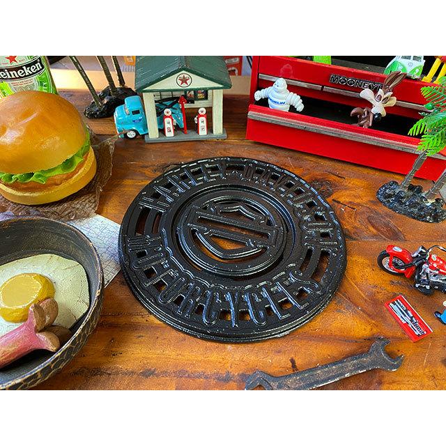 Harley Davidson（ハーレー・ダビッドソン） アイアン トリベット 鍋