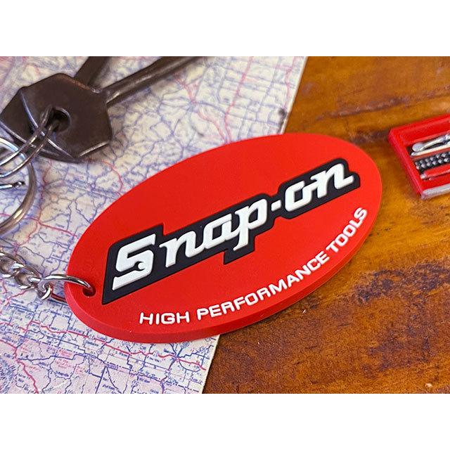 スナップオン　ラバーキーホルダー　（オーバルロゴ）　■ アメリカン雑貨 アメリカ雑貨　キーリング |  | 01