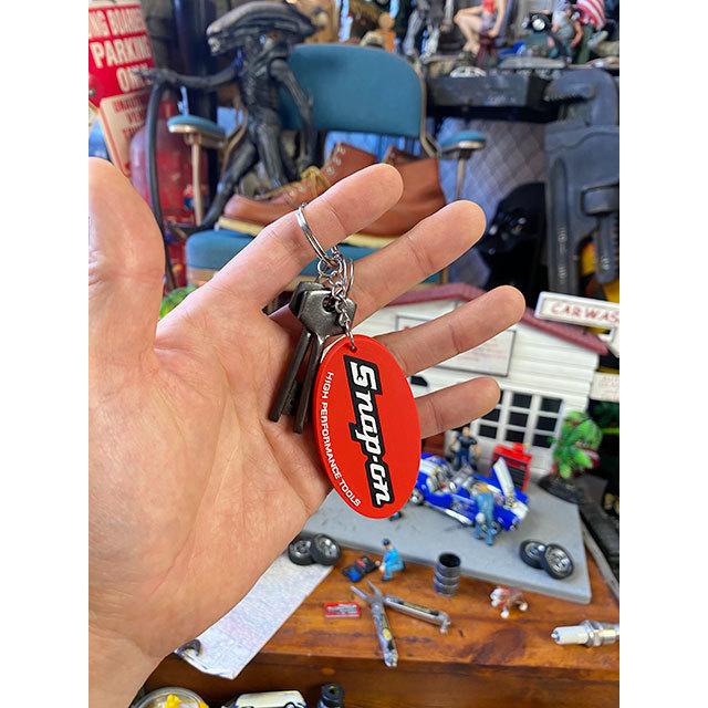 スナップオン　ラバーキーホルダー　（オーバルロゴ）　■ アメリカン雑貨 アメリカ雑貨　キーリング |  | 03