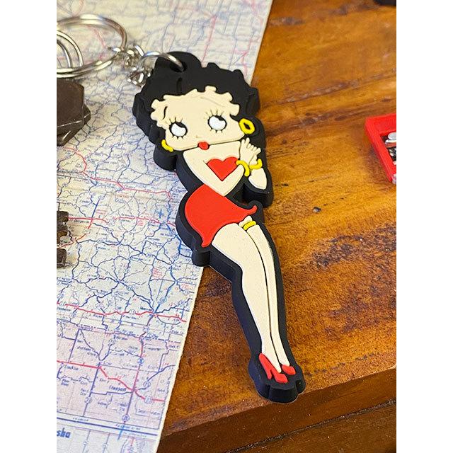 ベティ・ブープ　ラバーキーホルダー　（クラシックベティ）　■ アメリカン雑貨 アメリカ雑貨　キーリング |  | 01