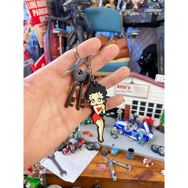 ベティ・ブープ　ラバーキーホルダー　（クラシックベティ）　■ アメリカン雑貨 アメリカ雑貨　キーリング |  | 03