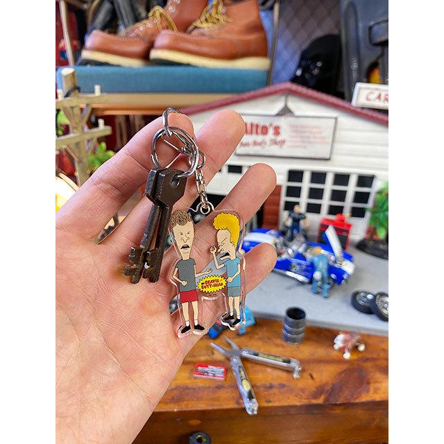ビーバス＆バットヘッド　アクリルキーホルダー　（ツーショット）　■ アメリカン雑貨 アメリカ雑貨 |  | 03