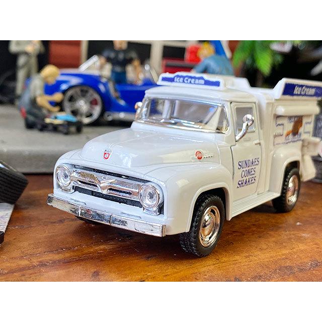 1956年フォードf 100ピックアップ アイスクリームトラックのミニカー アメリカン雑貨 アメリカ雑貨 アメリカ雑貨通販キャンディタワー 通販 Yahoo ショッピング