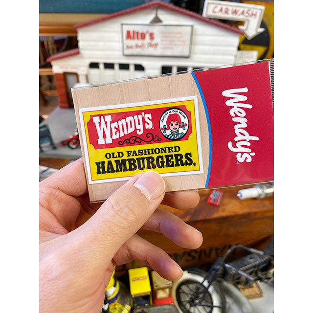 ウェンディーズ　オフィシャルステッカー　Sサイズ　（クラシックロゴ/イエロー）　■ アメリカ雑貨 アメリカン雑貨 |  | 02