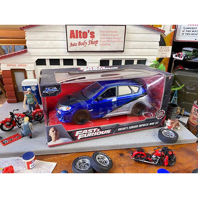映画　ワイルドスピード　ダイキャストミニカー　1/24スケール　（ブライアン/スバル　インプレッサ　WRX STI） |  | 12