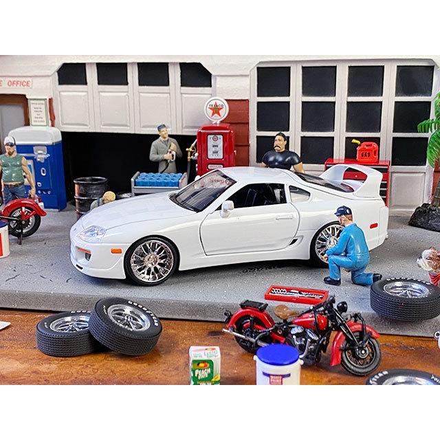 映画　ワイルドスピード　ダイキャストミニカー　1/24スケール　（ブライアン/トヨタ　スープラ/ホワイト）　■　アメリカン雑貨 |  | 05