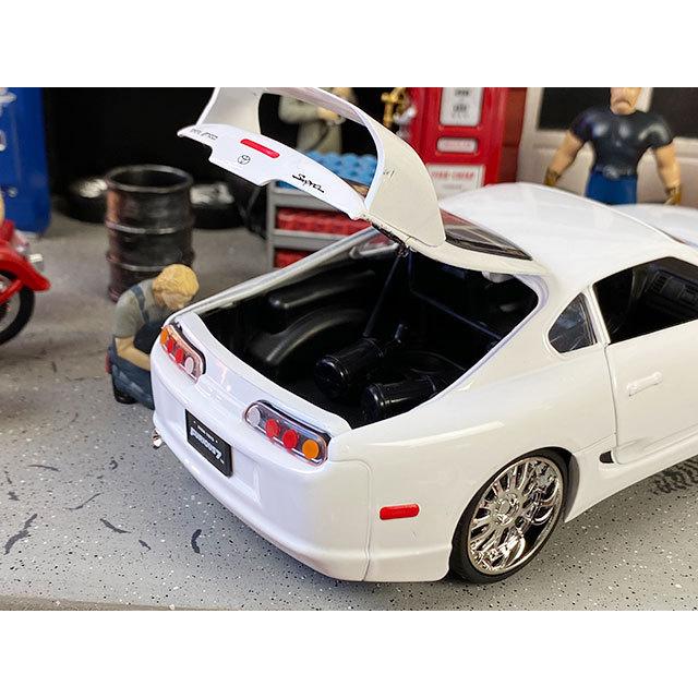 映画　ワイルドスピード　ダイキャストミニカー　1/24スケール　（ブライアン/トヨタ　スープラ/ホワイト）　■　アメリカン雑貨 |  | 08