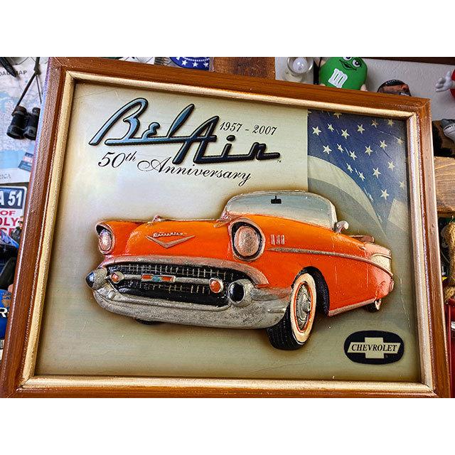 シボレー　ベルエア　木製看板 ■ アメリカン雑貨 アメリカ雑貨 |  | 02