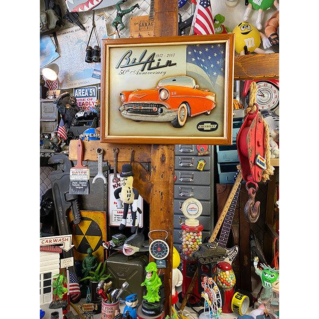シボレー　ベルエア　木製看板 ■ アメリカン雑貨 アメリカ雑貨 |  | 03