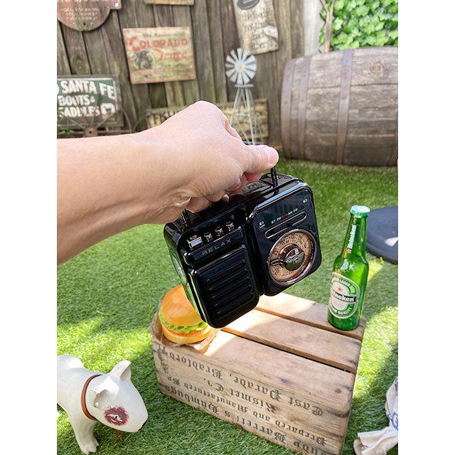 リラックス　マルチレトロラジオ　モバイルバッテリーやＢｌｕｅｔｏｏｔｈスピーカーなど7つの機能搭載■アメリカン雑貨 アメリカ雑貨 |  | 11