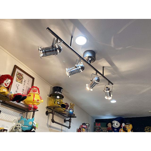 ハモサ　スタジオ4 シーリングライト ハモサ スタジオ4シーリングランプ （ブラック） □ アメリカン