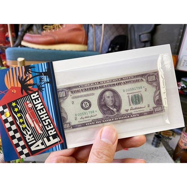 100ドル札　エアーフレッシュナー ■ アメリカン雑貨 アメリカ雑貨   芳香剤｜candytower