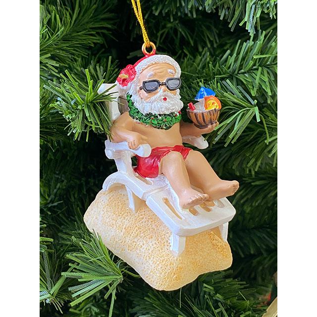 ハワイアン　クリスマスオーナメント　（ビーチチェアー）　■　アメリカン雑貨　アメリカ雑貨 | 