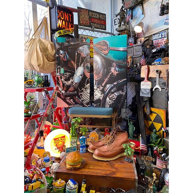 ハーレーポスター横59縦59高品質厚手キャンパス地 ハーレーポスター横59縦59高品質厚手キャンパス地