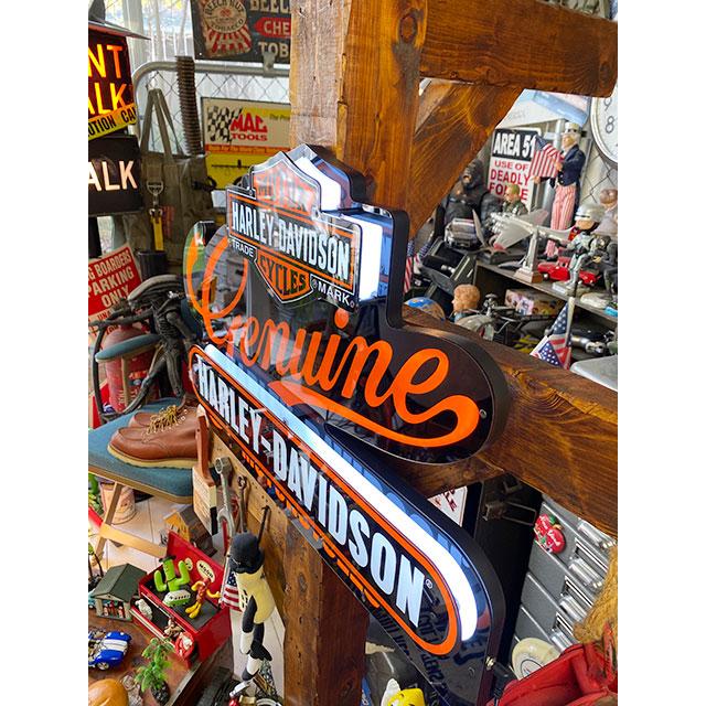 Harley Davidson ハーレーダビッドソン ジェニュインLEDサイン Harley Davidson ハーレーダビッドソン ジェニュインLEDサイン