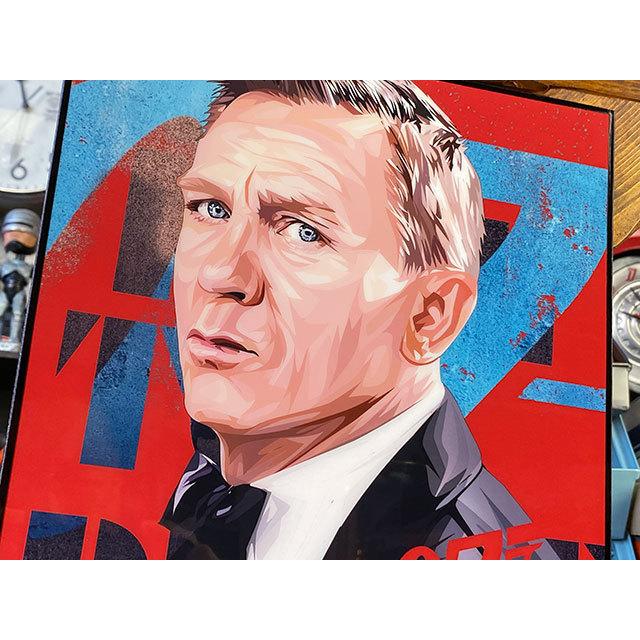 映画　007　ジェームズ・ボンド　ダニエル・クレイグ　ポップアートフレーム ■ アメリカン雑貨 アメリカ雑貨 |  | 02