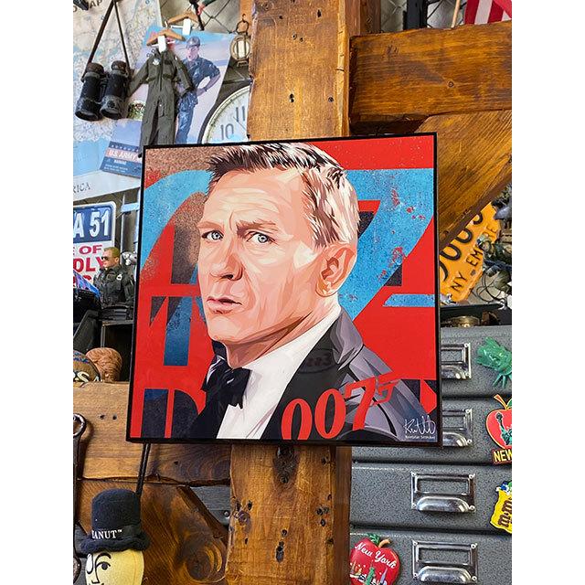 映画　007　ジェームズ・ボンド　ダニエル・クレイグ　ポップアートフレーム ■ アメリカン雑貨 アメリカ雑貨 |  | 06