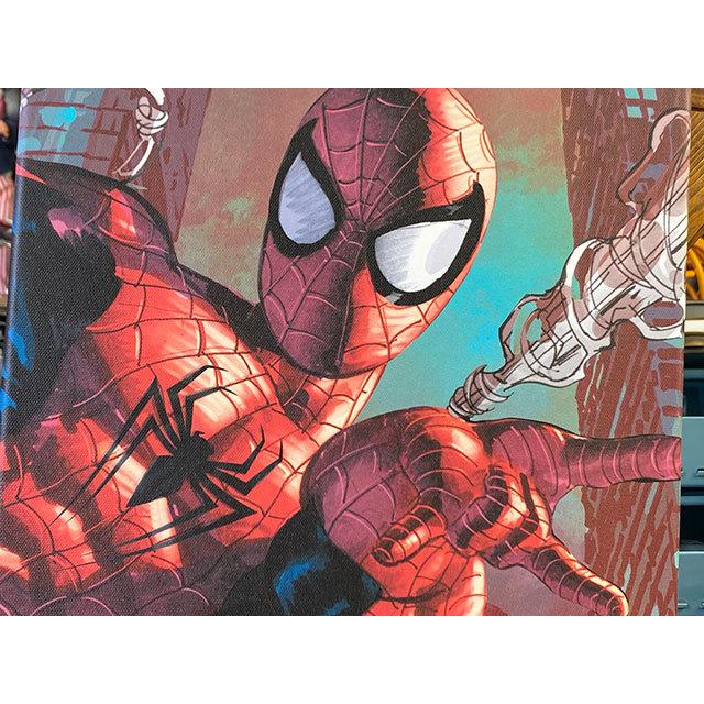 マーベルコミック スパイダーマン キャンバスアート （ウェブスリング