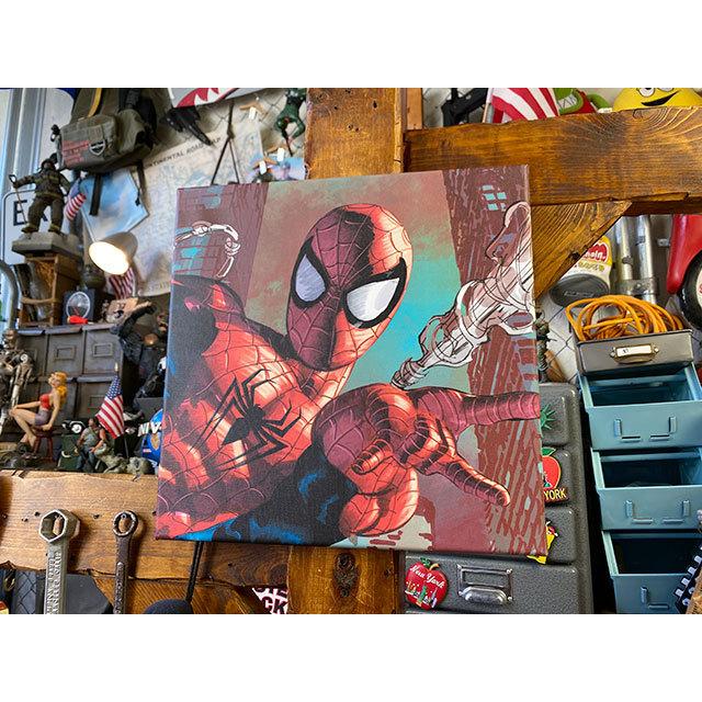マーベルコミック スパイダーマン キャンバスアート （ウェブ