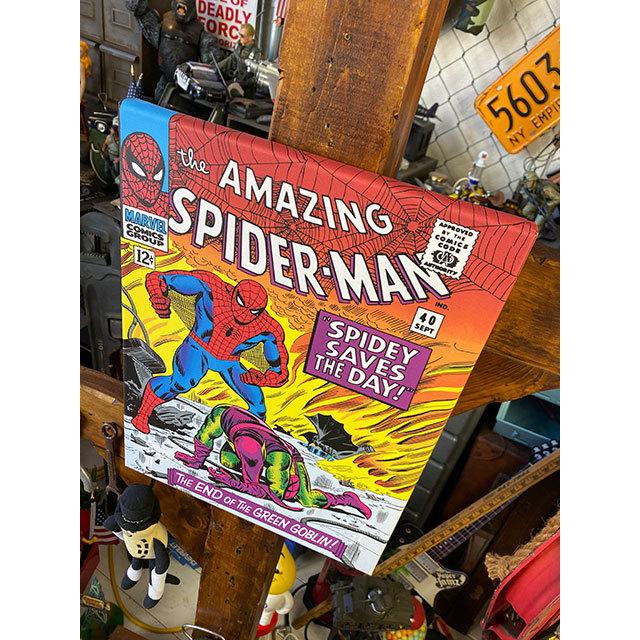 マーベルコミック　スパイダーマン　キャンバスアート　（ジ・エンド・オブ・ザ・グリーンゴブリン）　■ アメリカ雑貨 アメリカン雑貨 |  | 02