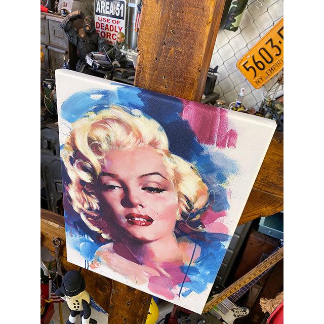 マリリン・モンロー　キャンバスアート　（ストリートアート）　■　アメリカン雑貨　アメリカ雑貨 |  | 01