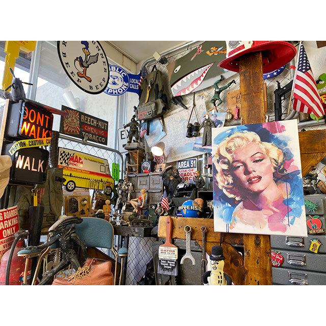 マリリン・モンロー　キャンバスアート　（ストリートアート）　■　アメリカン雑貨　アメリカ雑貨 |  | 04