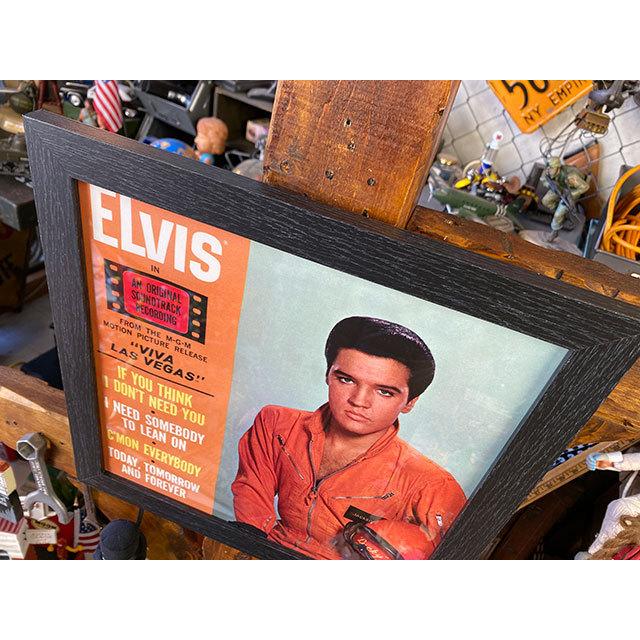 エルヴィス・プレスリー　アルバムカバー・アートフレーム　（ビバ・ラスベガス/ラスベガス万才）　■　アメリカン雑貨　アメリカ雑貨 |  | 01