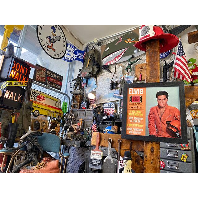 エルヴィス・プレスリー　アルバムカバー・アートフレーム　（ビバ・ラスベガス/ラスベガス万才）　■　アメリカン雑貨　アメリカ雑貨 |  | 04