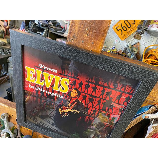エルヴィス・プレスリー　アルバムカバー・アートフレーム　（ライブ・イン・メンフィス）　■　アメリカン雑貨　アメリカ雑貨 |  | 01