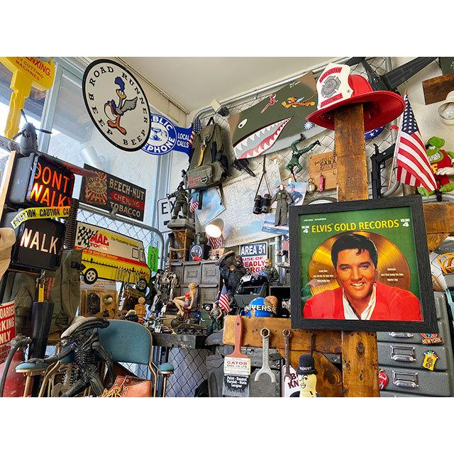 エルヴィス・プレスリー　アルバムカバー・アートフレーム　（ゴールドレコード）　■　アメリカン雑貨　アメリカ雑貨 |  | 04