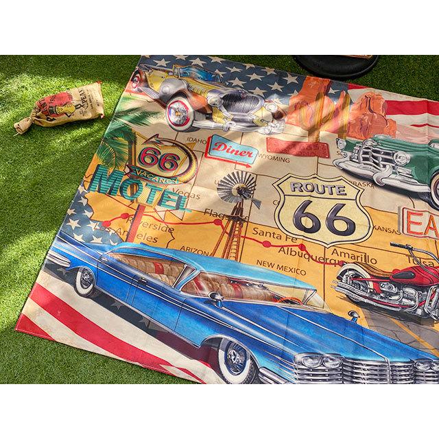 ルート66　フリークロス　180cm×140cm ■ アメリカン雑貨 アメリカ雑貨 |  | 01