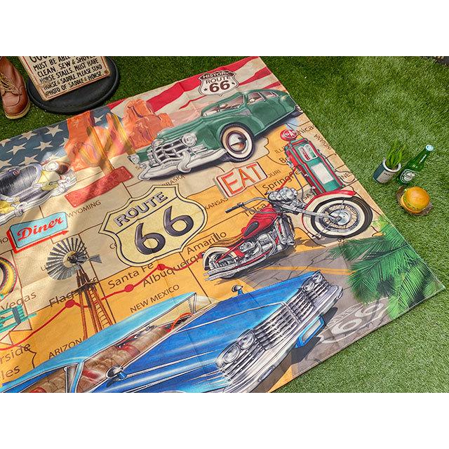 ルート66　フリークロス　180cm×140cm ■ アメリカン雑貨 アメリカ雑貨 |  | 02