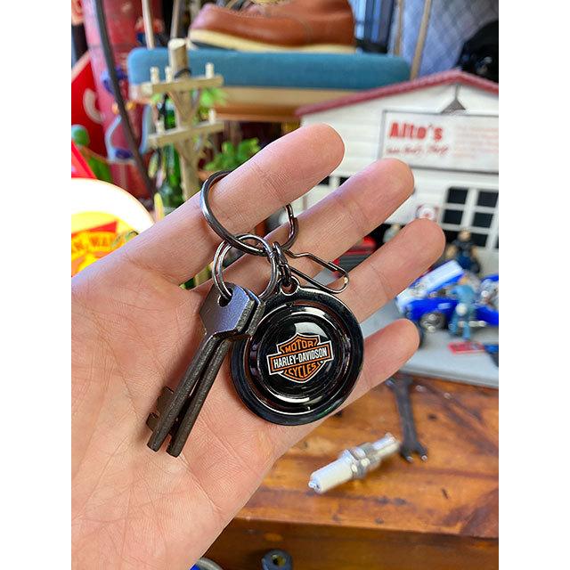 ハーレーダビッドソン　オフィシャル　メタルキーホルダー　（B&Sスピナー）　■ アメリカ雑貨 アメリカン雑貨 | Harley Davidson | 05