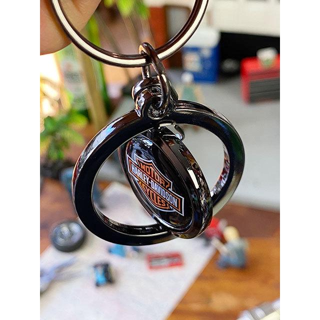 ハーレーダビッドソン　オフィシャル　メタルキーホルダー　（B&Sスピナー）　■ アメリカ雑貨 アメリカン雑貨 | Harley Davidson | 06