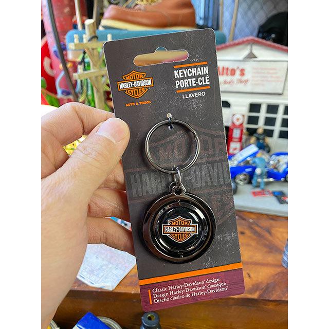 ハーレーダビッドソン　オフィシャル　メタルキーホルダー　（B&Sスピナー）　■ アメリカ雑貨 アメリカン雑貨 | Harley Davidson | 07