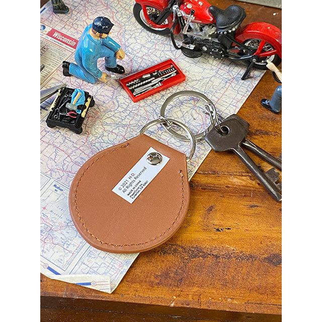ハーレーダビッドソン　オフィシャル　キーホルダー　（B&Sブラウンレザー）　■　アメリカン雑貨　アメリカ雑貨 | Harley Davidson | 03