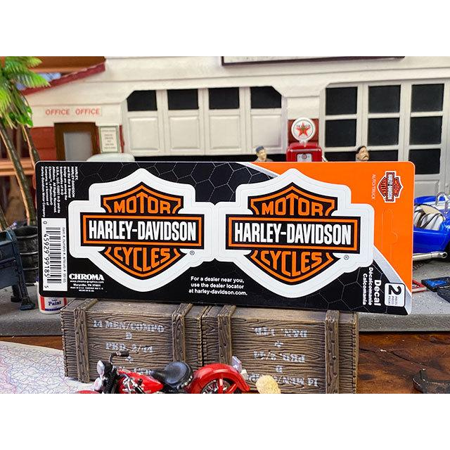 ハーレーダビッドソン　オフィシャルステッカー　デカール　（バー＆シールド/カラー/Sサイズ/2P）　■　アメリカン雑貨　アメリカ雑貨 | Harley Davidson
