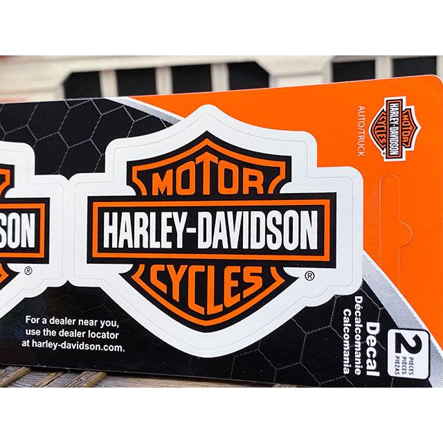 ハーレーダビッドソン　オフィシャルステッカー　デカール　（バー＆シールド/カラー/Sサイズ/2P）　■　アメリカン雑貨　アメリカ雑貨 | Harley Davidson | 01