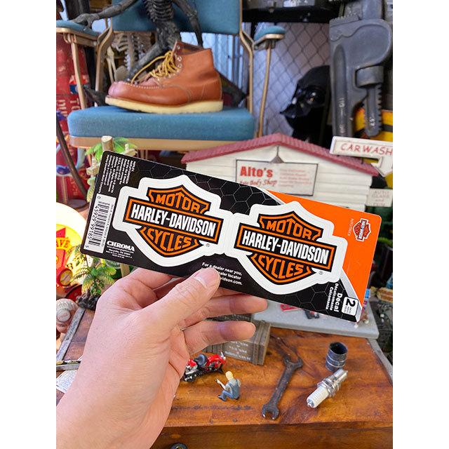 ハーレーダビッドソン　オフィシャルステッカー　デカール　（バー＆シールド/カラー/Sサイズ/2P）　■　アメリカン雑貨　アメリカ雑貨 | Harley Davidson | 03