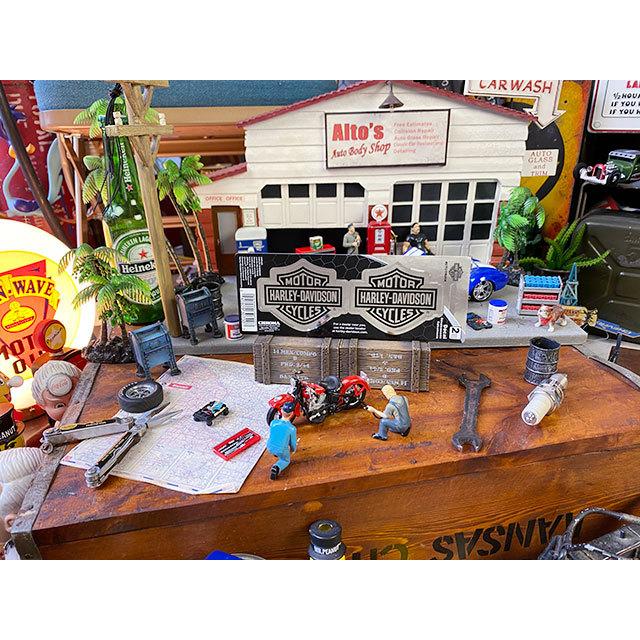 ハーレーダビッドソン　オフィシャルステッカー　クロームデカール　（バー＆シールド/クローム/Sサイズ/2P）　■　アメリカン雑貨 | Harley Davidson | 02
