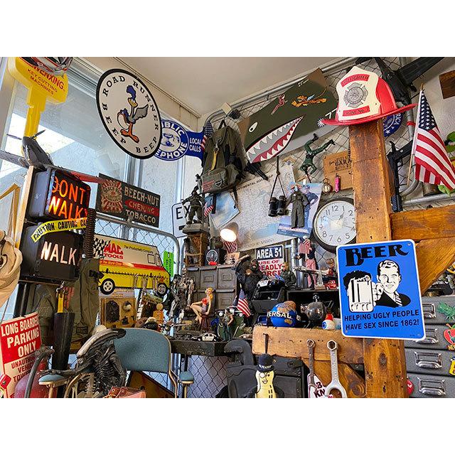 ビールのおかげ」 ミニジョーク看板 （ブサイク編） □ アメリカン雑貨