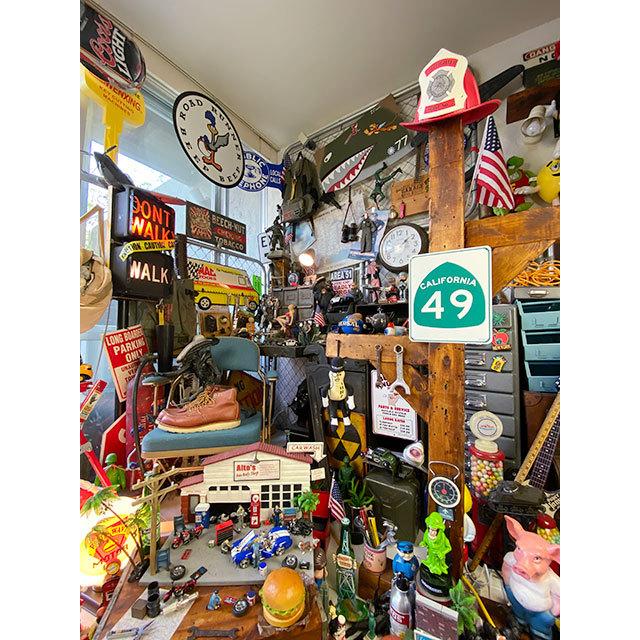 カリフォルニア ハイウェイ49号線標識」 ミニブリキ看板 □ アメリカン