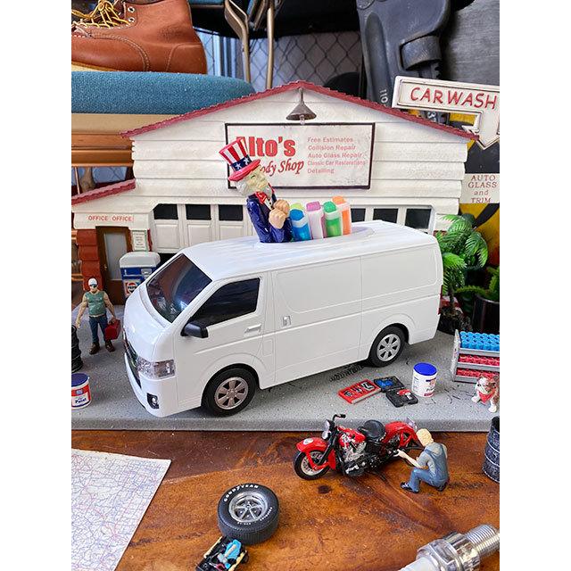 トヨタ　ハイエース　ティッシュケース　（ホワイト）　■　アメリカン雑貨　アメリカ雑貨　ティッシュボックス |  | 10