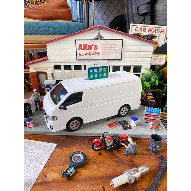 トヨタ　ハイエース　ティッシュケース　（ホワイト）　■　アメリカン雑貨　アメリカ雑貨　ティッシュボックス |  | 11